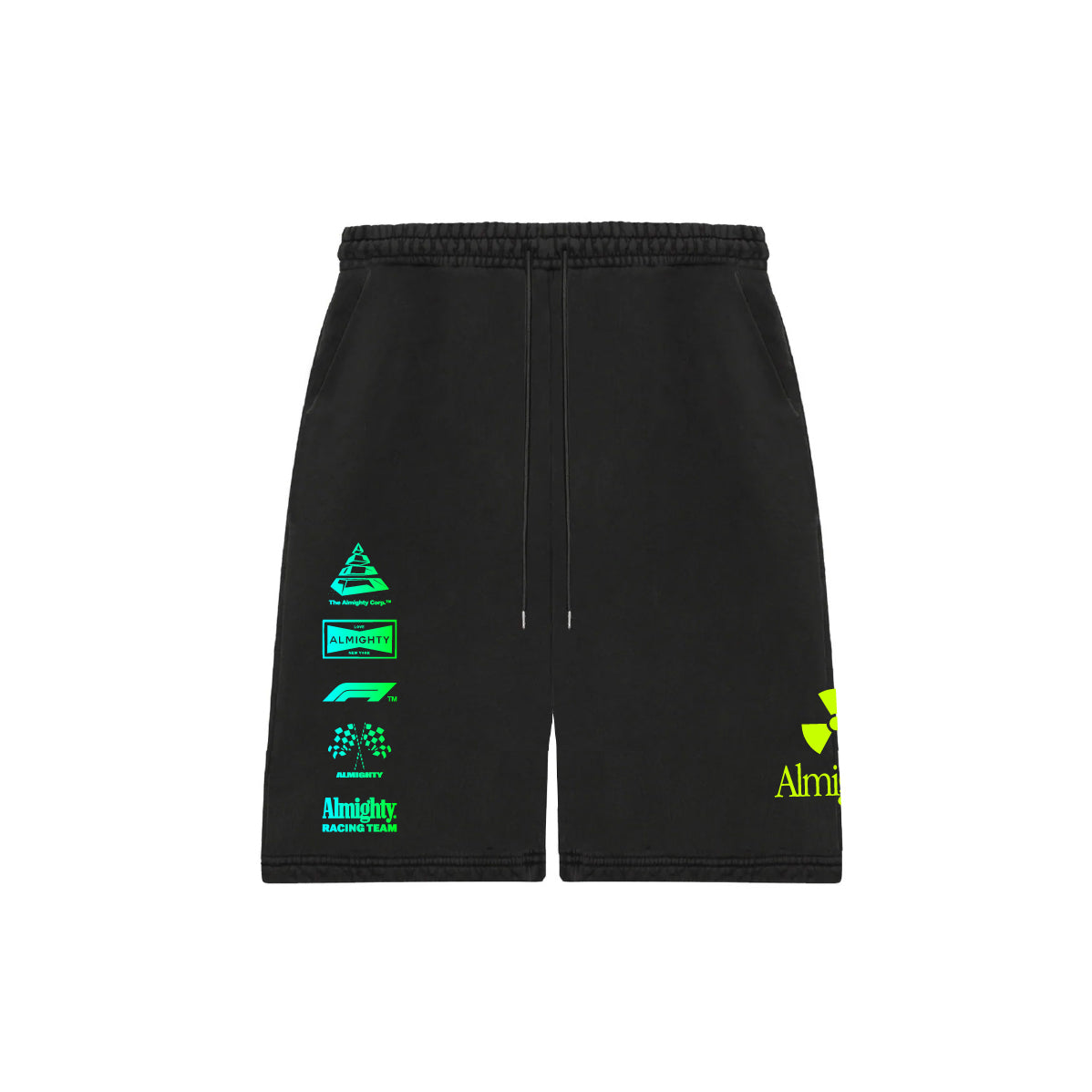 RACE SWEATSHORT -  BLACK