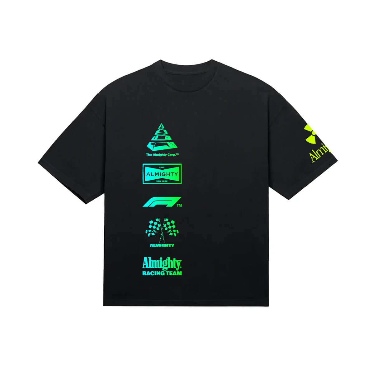 RACE T-SHIRT - BLACK