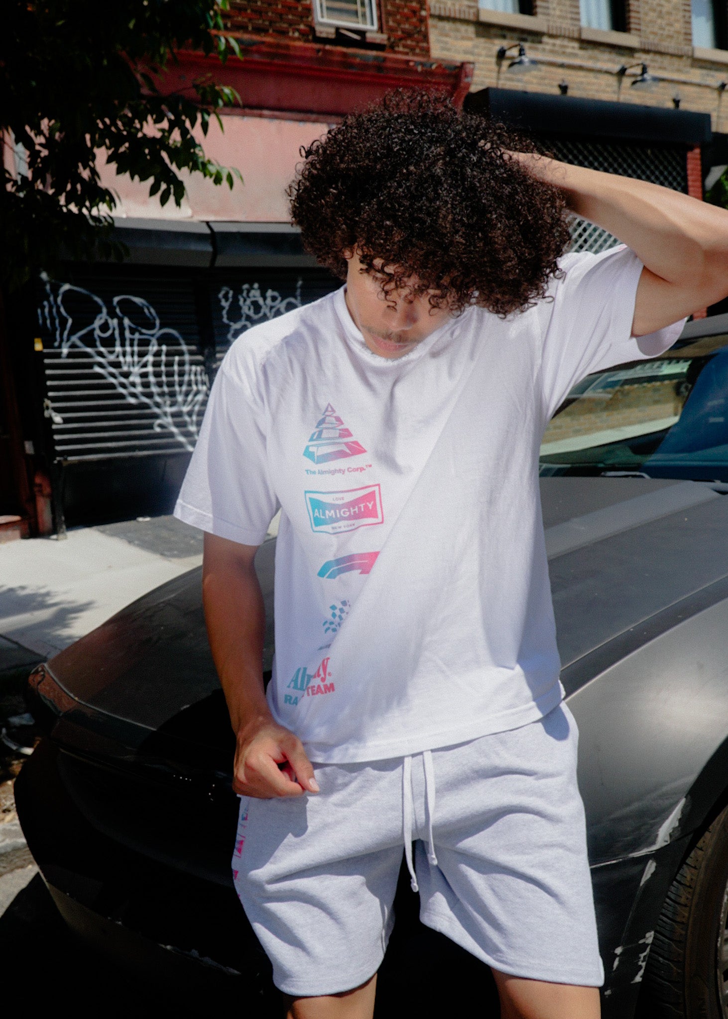 RACE T-SHIRT - WHITE