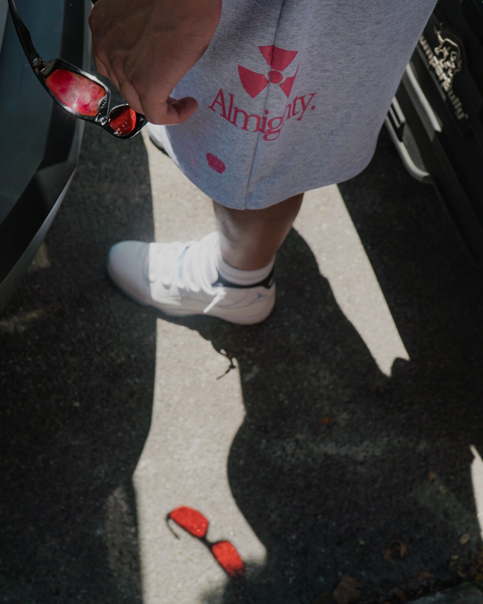 RACE SWEATSHORT -  HEATHER